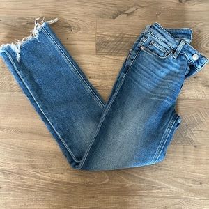 Paige Cindy Raw Hem Jeans Size 23